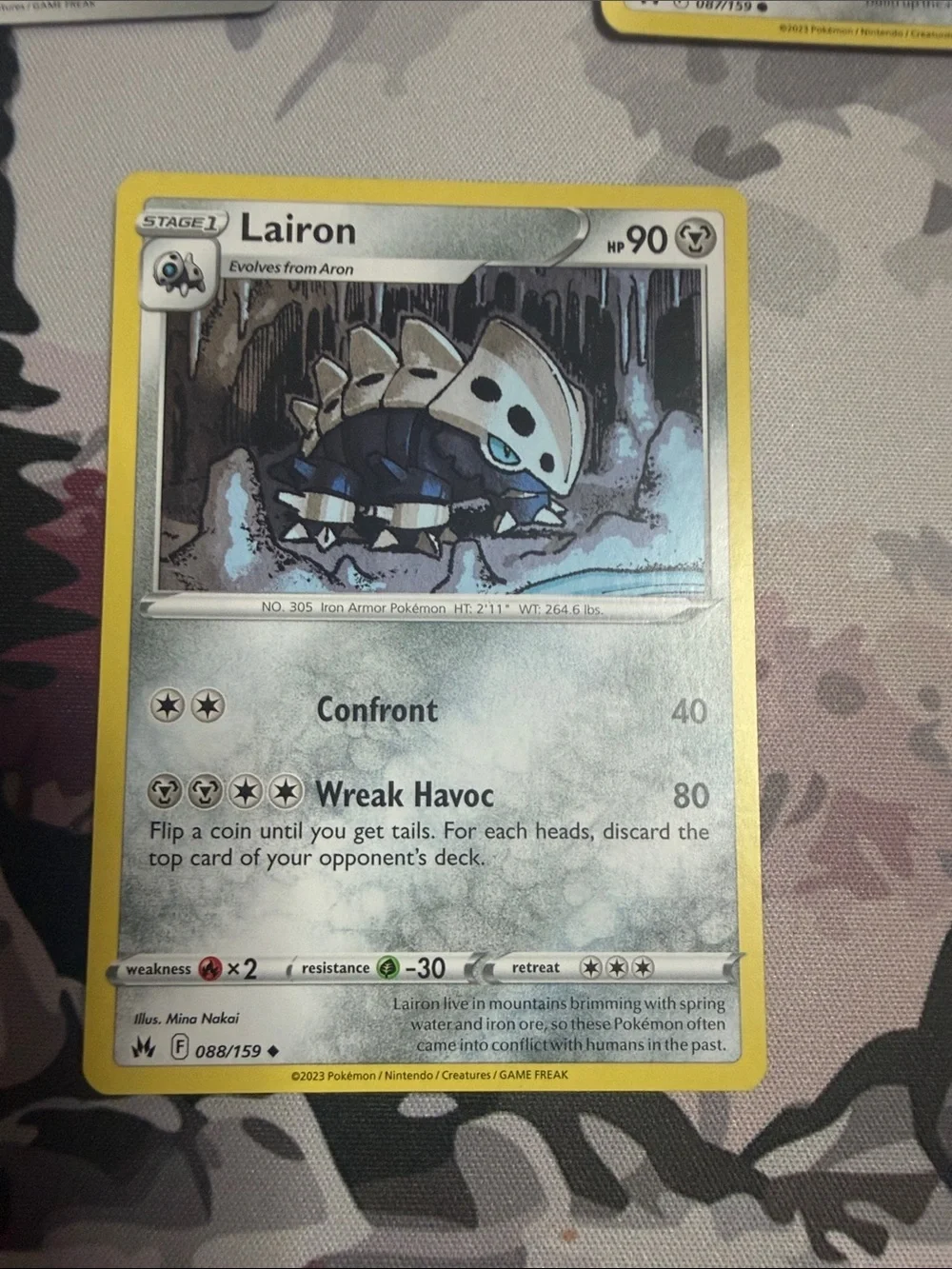 Aron & Lairon Evolution Lot | 3 Pokémon Cards | ✨5/$25✨